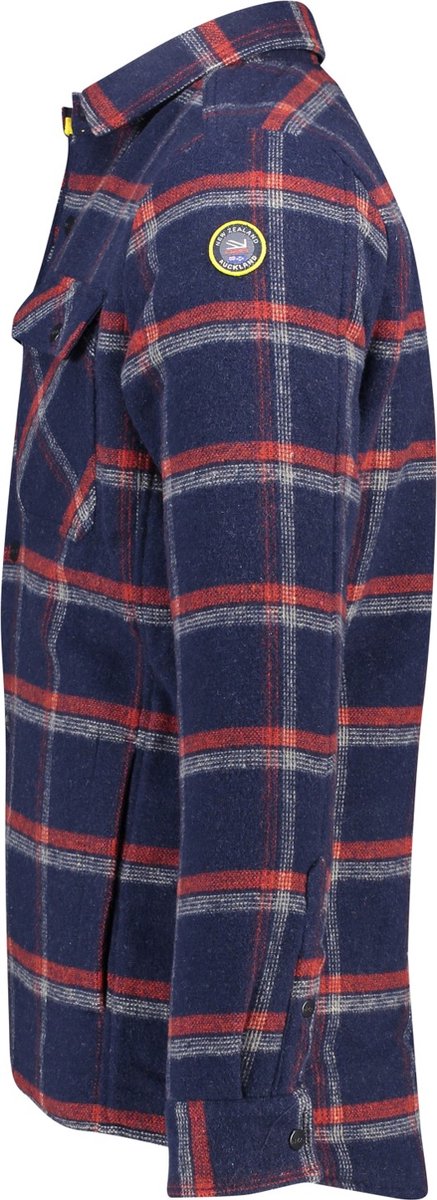 Surchemise homme bleu marine NZA – Laine, style urbain, confortable, mode automne hiver