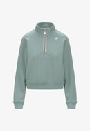 Sweat Vert Amande Femme K-Way Jeunne Light Spacer – Pull Sport et Streetwear Confortable