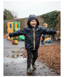 Kway Claude Enfants Noir – Veste Imperméable, Coupe-Vent Mixte, Rentrée