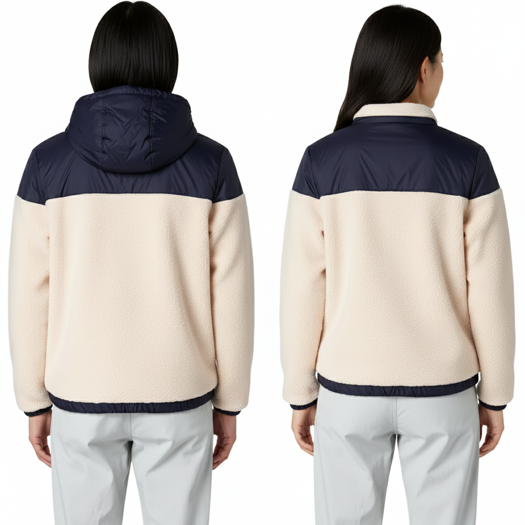 Kway Le Vrai 3.0 Jildaz Orsetto Mixte – Imperméable Veste Ecru Bleu Marine, Homme Femme