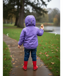 Kway Claude Enfant Violet – Imperméable Coupe-Vent Léger Fille ou Garçon
