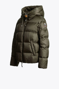 Doudoune Parajumpers Tilly Femme Vert Olive – Puffer Jacket Premium Hiver Chaud Imperméable