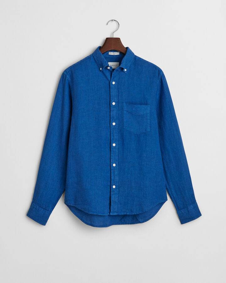 Chemise en lin teinté homme – légère et respirante – plusieurs coloris – Gant