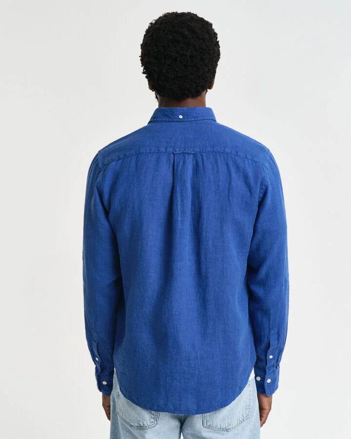 Chemise en lin teinté homme – légère et respirante – plusieurs coloris – Gant