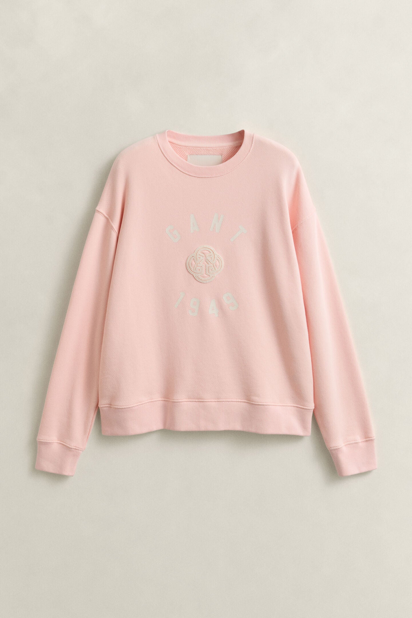 Sweat-shirt col rond Graphic rose pastel – style casual chic – Gant
