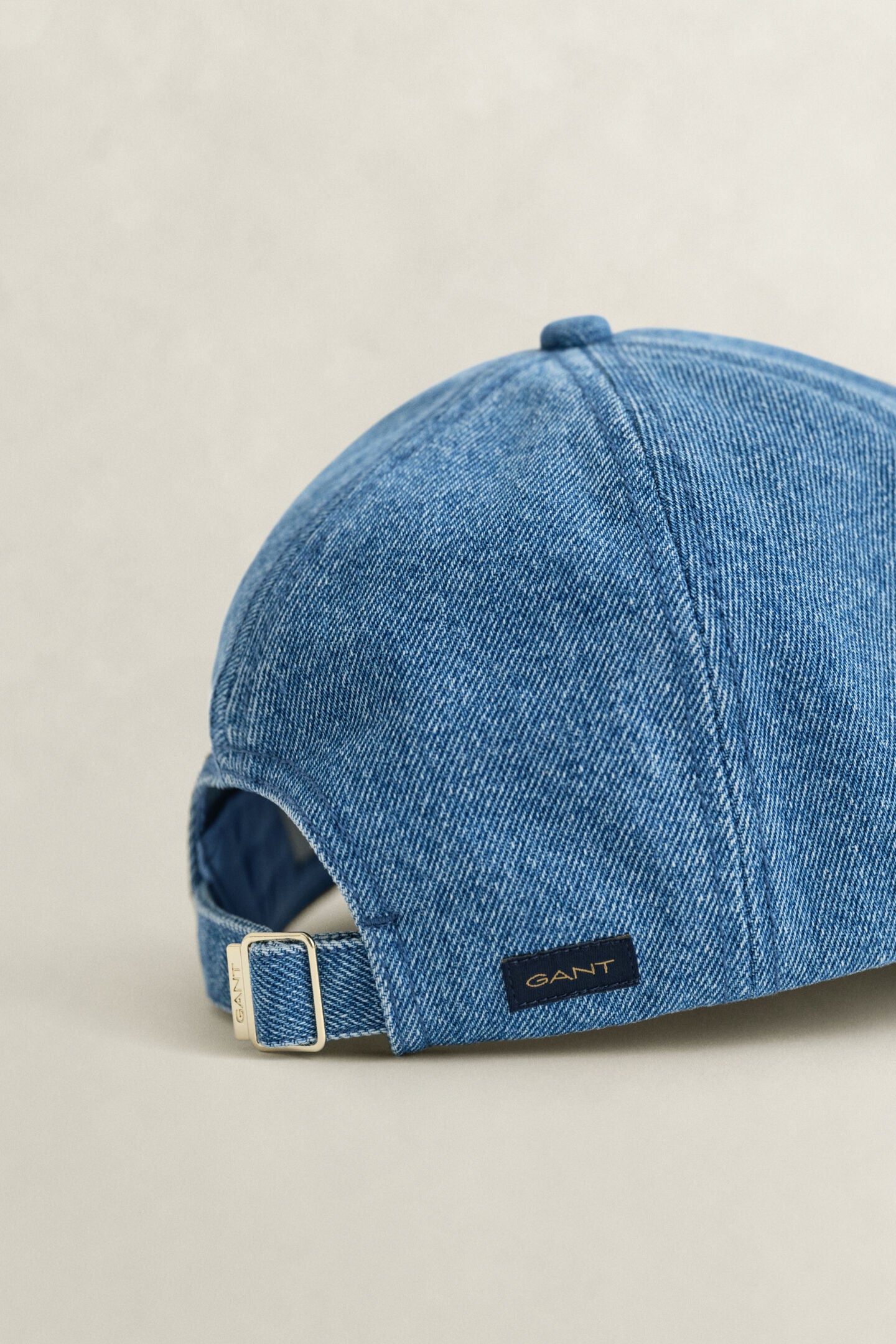 Casquette en denim bleu avec logo brodé – Gant