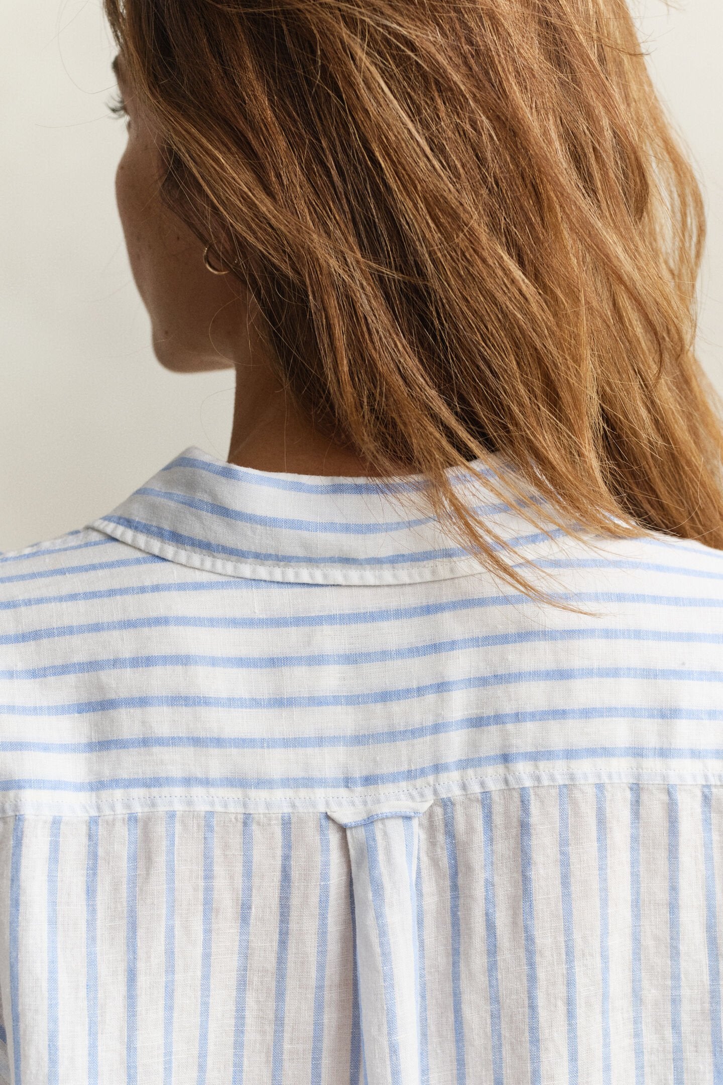 Chemise relaxed fit en lin à rayures femme – Élégance naturelle et confort - Gant