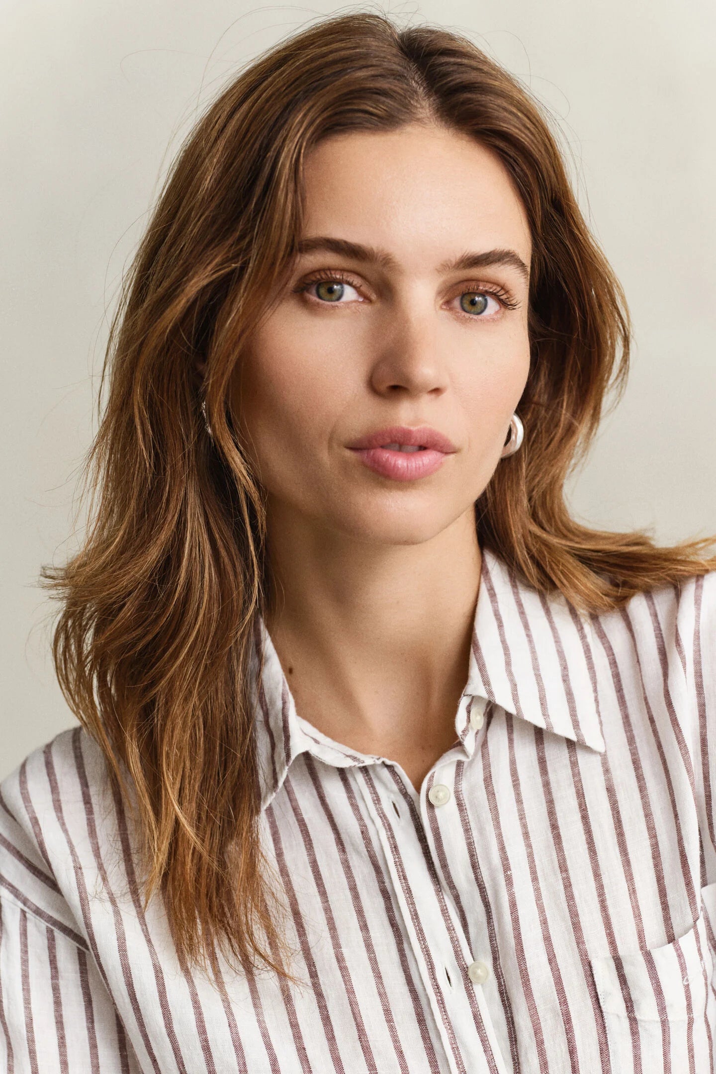 Chemise relaxed fit en lin à rayures femme – Élégance naturelle et confort - Gant