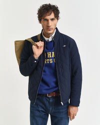 Veste matelassée homme bleu marine Gant | Quilted Windcheater | Vestes bomber hiver mi-saison
