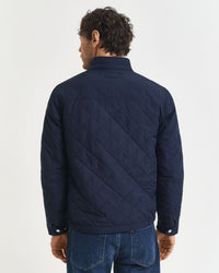 Veste matelassée homme bleu marine Gant | Quilted Windcheater | Vestes bomber hiver mi-saison