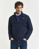 Veste matelassée homme bleu marine Gant | Quilted Windcheater | Vestes bomber hiver mi-saison