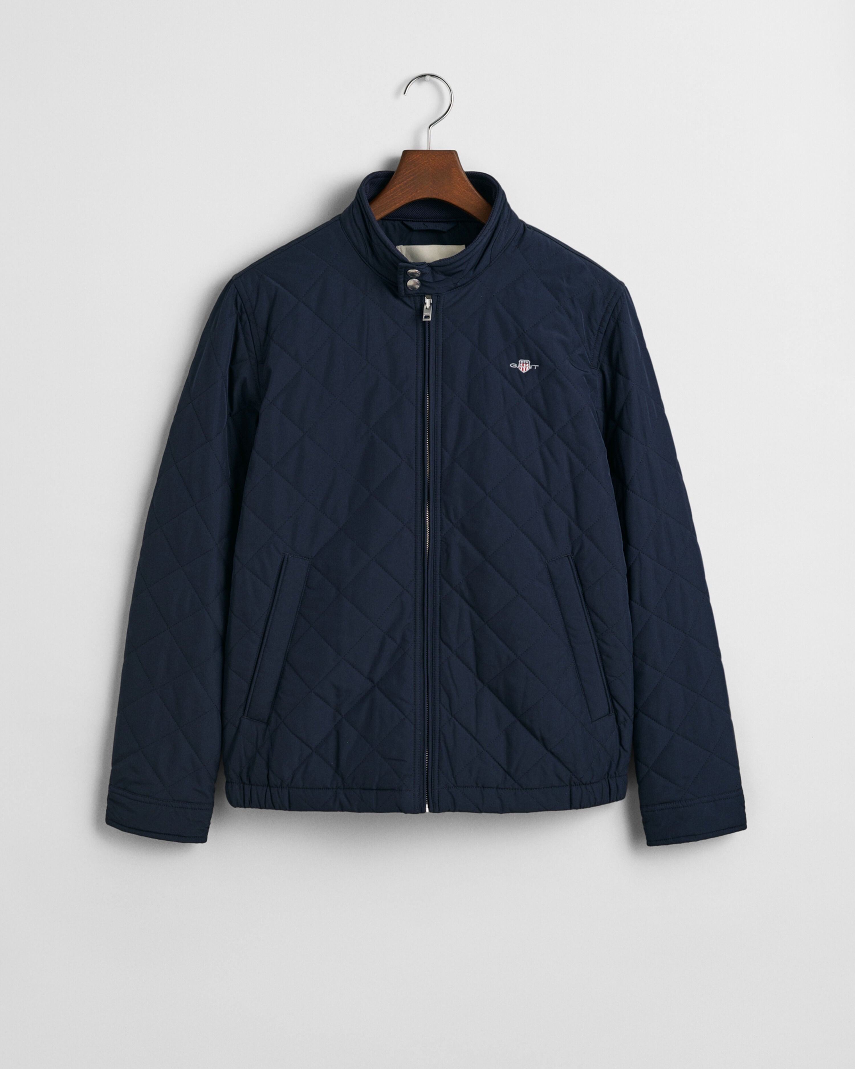 Veste matelassée homme bleu marine Gant | Quilted Windcheater | Vestes bomber hiver mi-saison