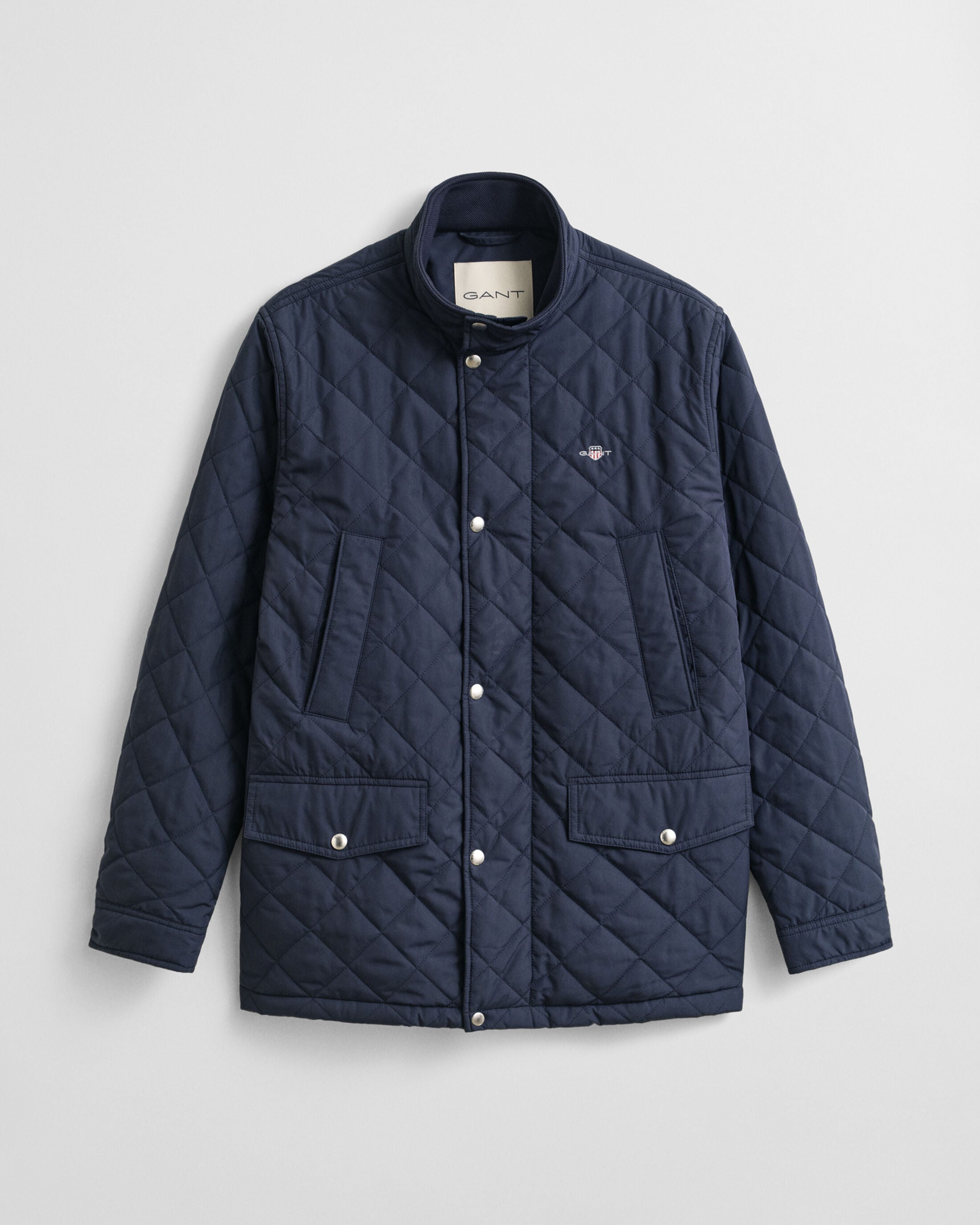 Veste matelassée homme bleu marine Gant | Quilted Windcheater | Vestes bomber hiver mi-saison