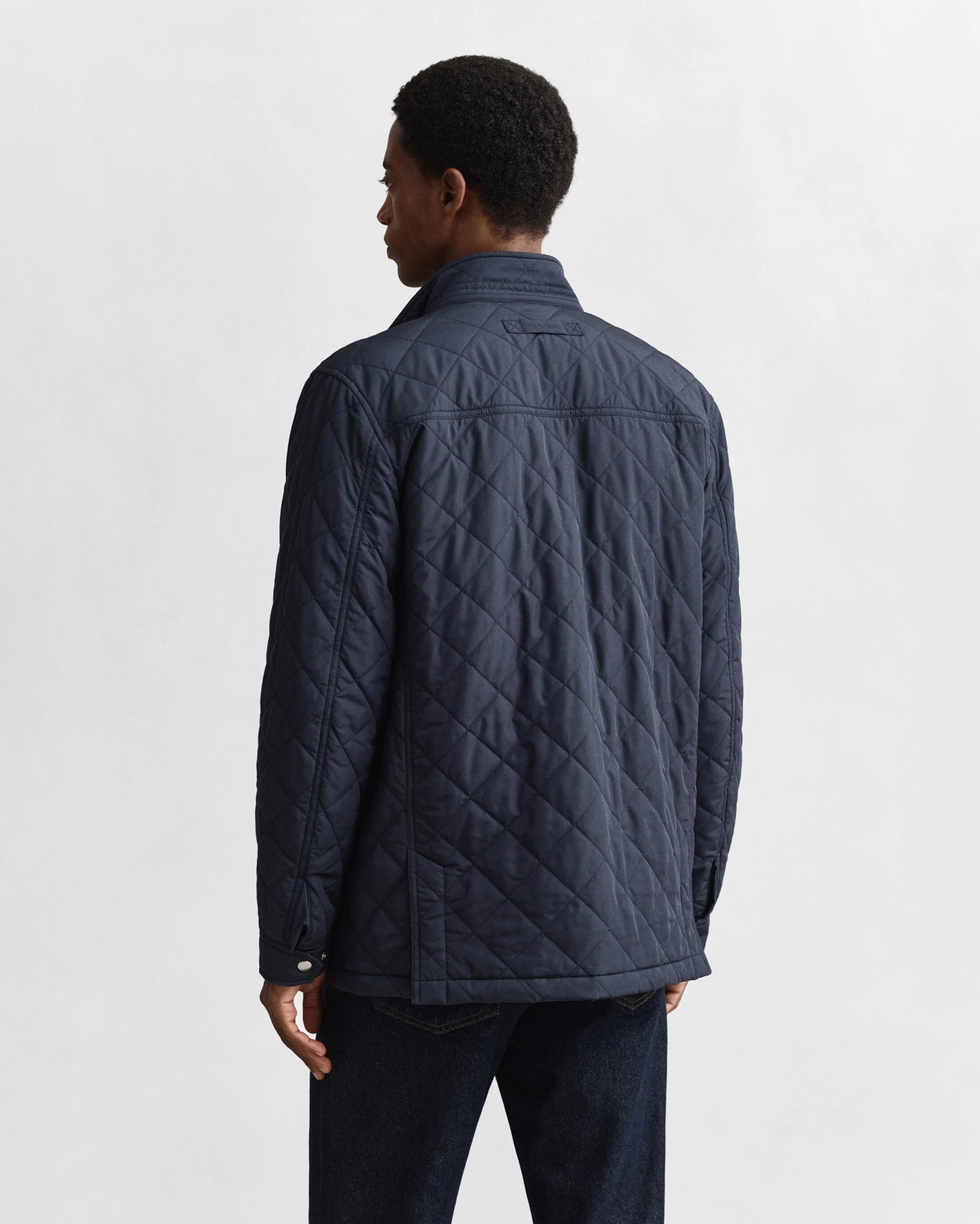 Veste matelassée homme bleu marine Gant | Quilted Windcheater | Vestes bomber hiver mi-saison