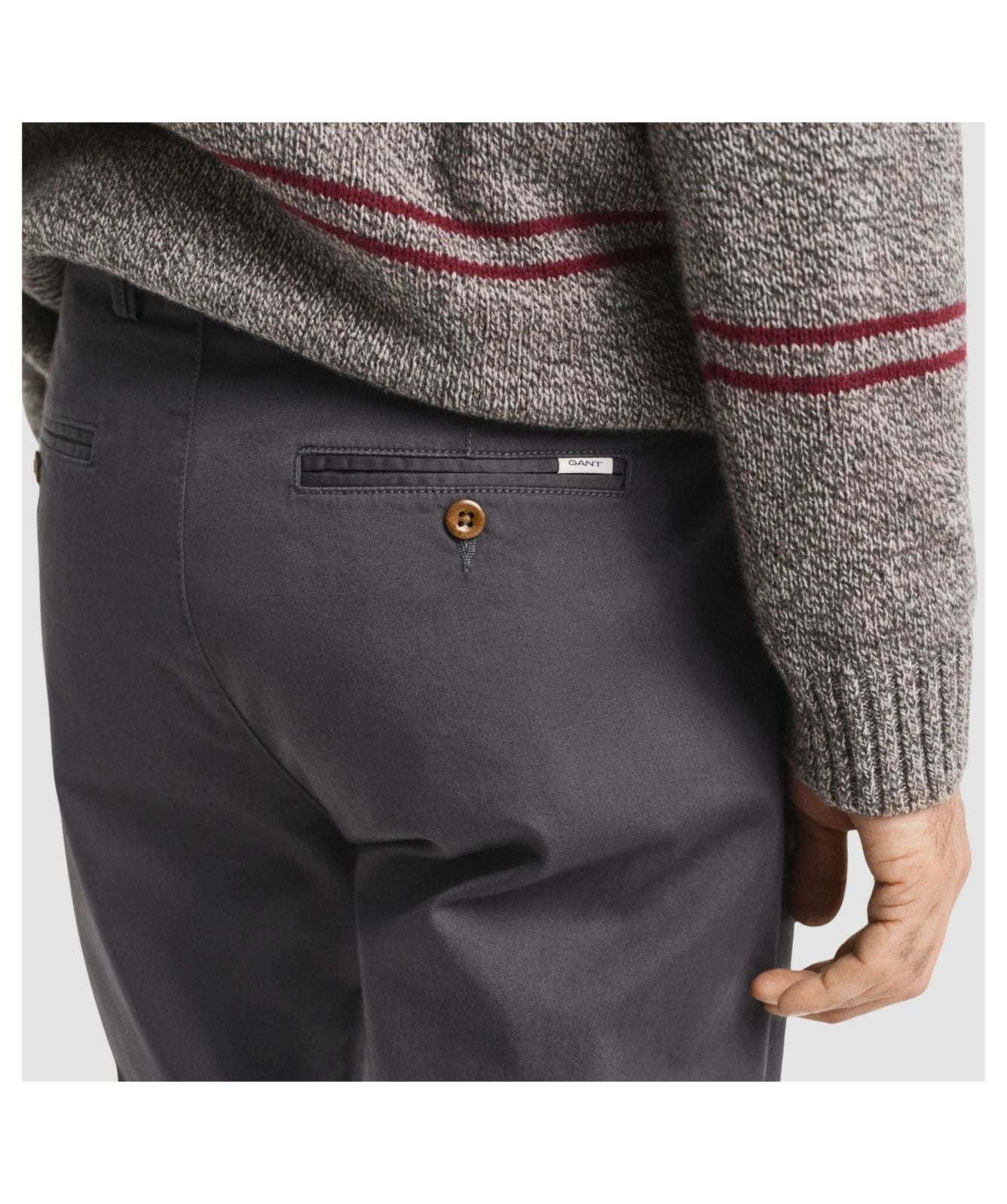 Chino gris anthracite coupe ajustée homme – Gant