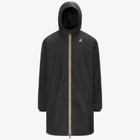K-Way Le Vrai 4.0 Warm Eiffel Noir Mixte – Veste imperméable coupe-vent unisexe, Automne/Hiver