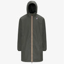 K-Way Le Vrai 4.0 Warm Eiffel Green Blackish Mixte – Veste imperméable coupe-vent unisexe, Automne/Hiver